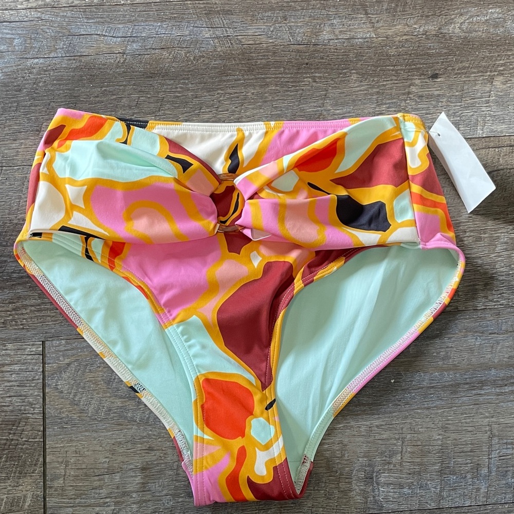 NWT Hutch Floral High Waisted Bikini Bottoms